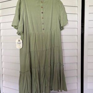 Altrd State Green Dress nwt size large